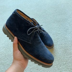 men’s Salvatore Ferragamo suede shoes